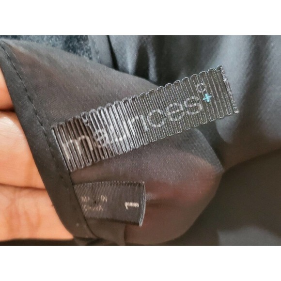 Maurices Women's Black 100% Polyester Round Neck Sleeveless Top Blouse Size 1 - Picture 8 of 12